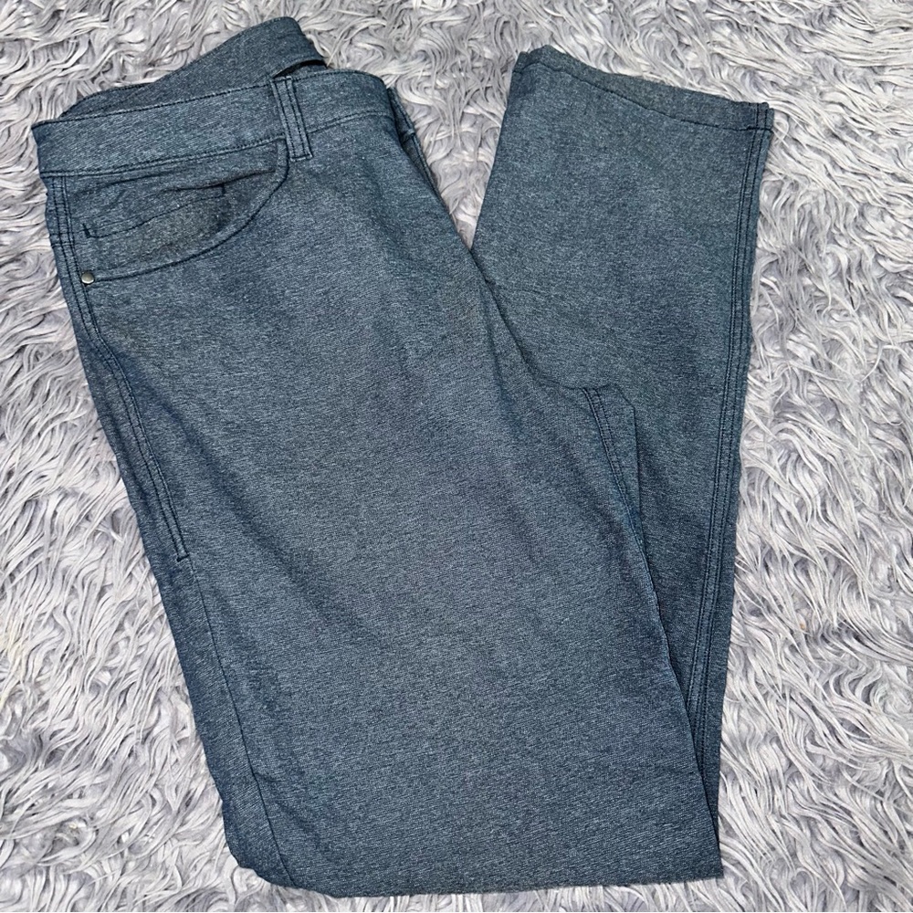 Rare pair of gorgeous Lululemon Pants Mens Blue slate ABC 34/32